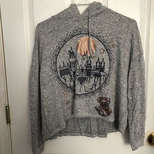 Small, slightly cropped, grey sweatshirt, Primark